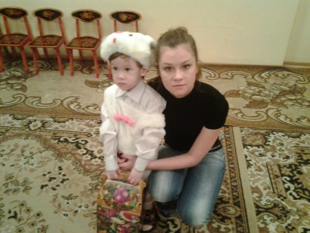 "А это я с мамой.."